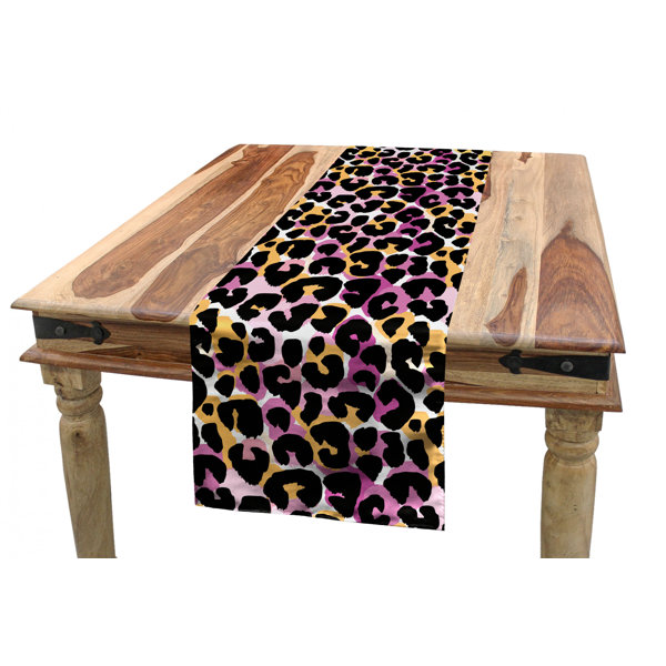 East Urban Home Rectangular Animal Print Table Runner Wayfair